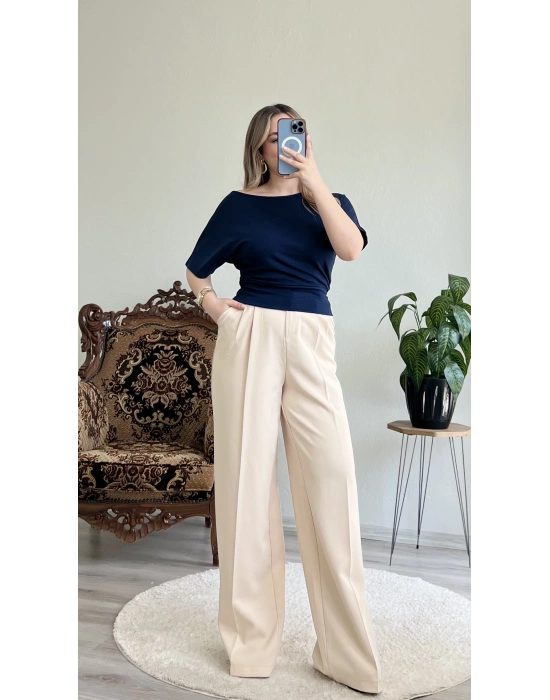 BELDEN OTURTMALI KAYIK YAKA BLUZ