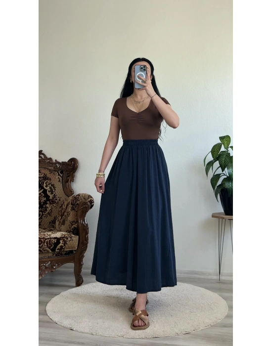 ÖN BÜZGÜLÜ V YAKA CROP