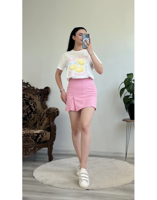 QUZU NAKIŞLI TİŞÖRT