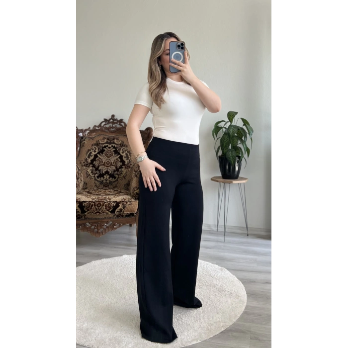 LASTİK KEMER MODAL PANTALON