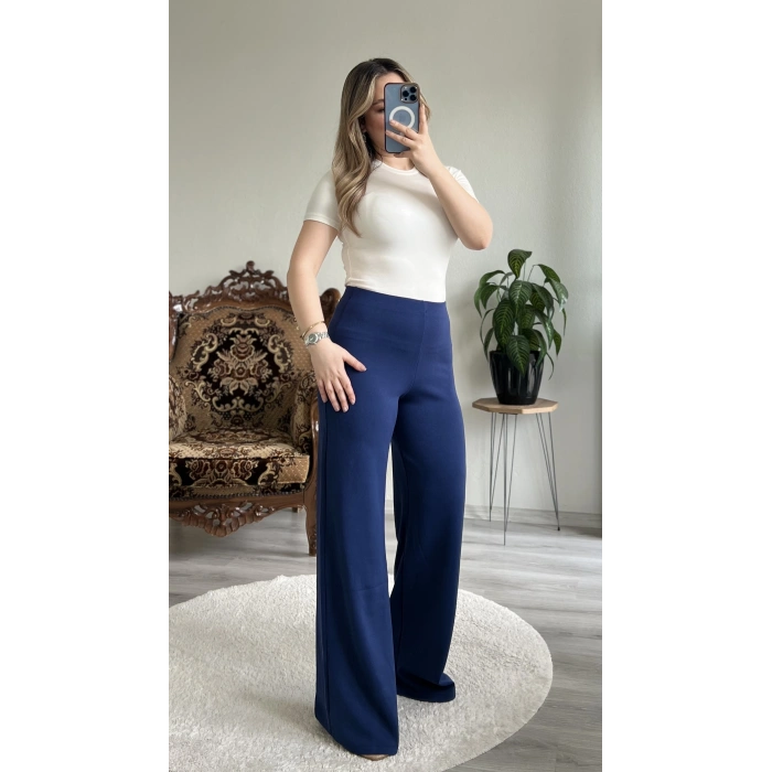 LASTİK KEMER MODAL PANTALON