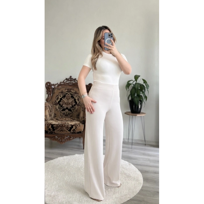 LASTİK KEMER MODAL PANTALON
