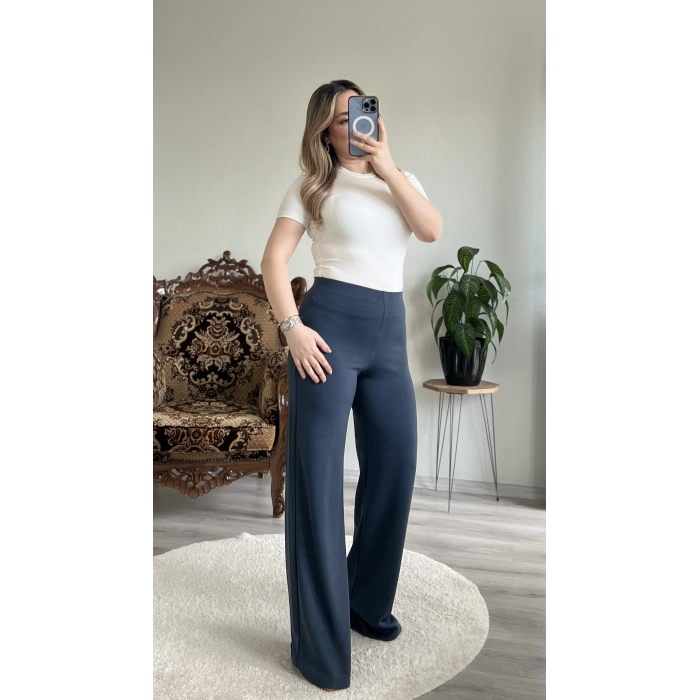 LASTİK KEMER MODAL PANTALON