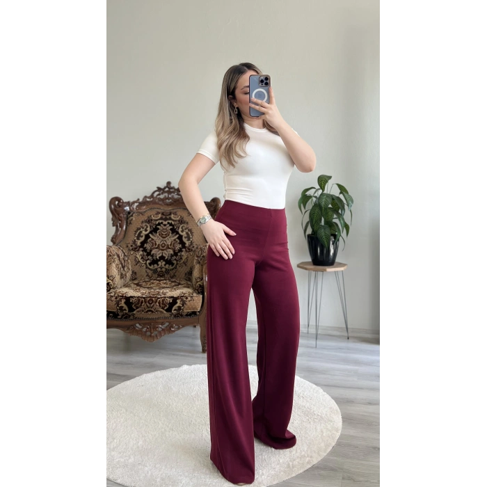 LASTİK KEMER MODAL PANTALON