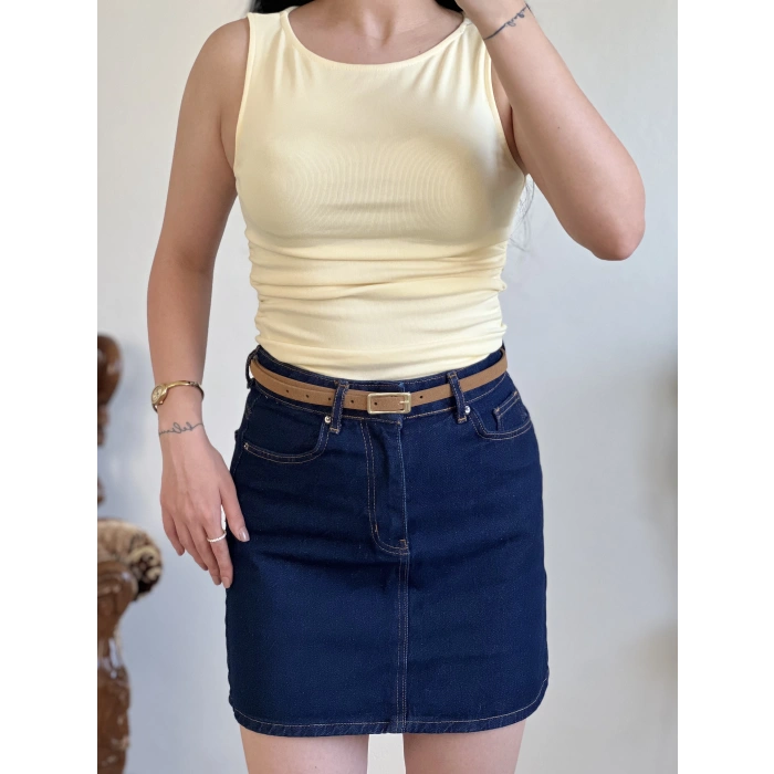 DİLVİN BÜZGÜLÜ KAYIK YAKA BODY