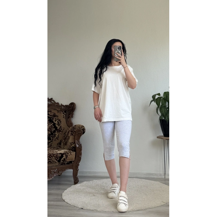 YIRTMAÇLI KAPRİ TAYT