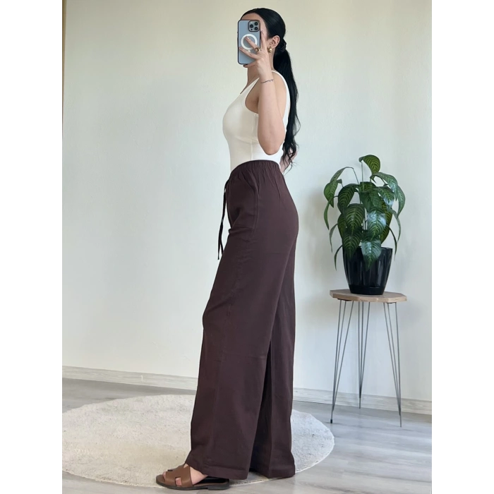 FİLAMLI KETEN PANTOLON