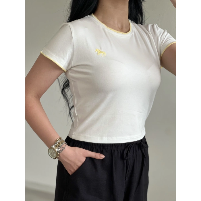 RENKLİ NAKIŞLI T-SHIRT