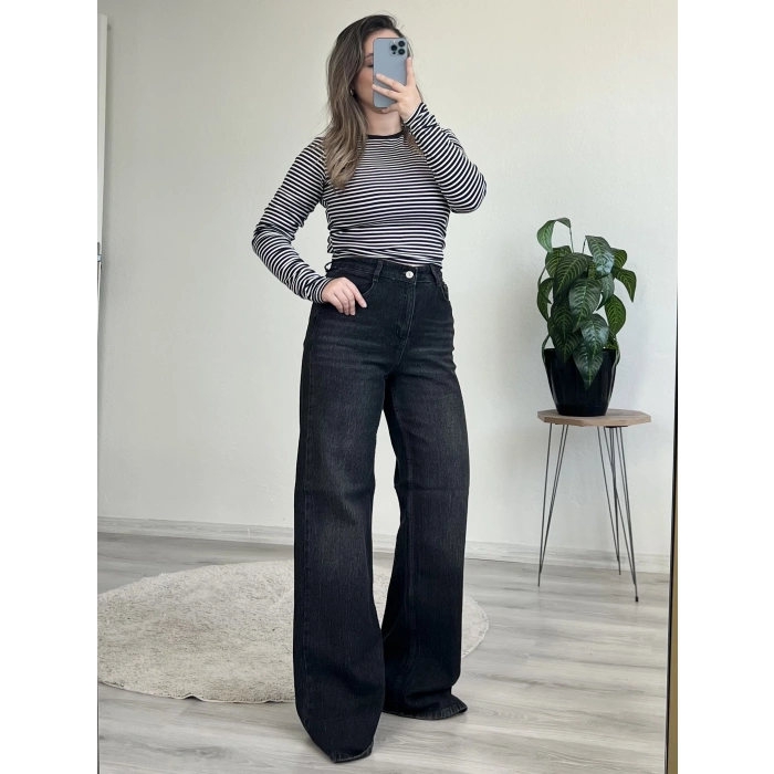 AZ LİKRALI WİDE LEG JEAN