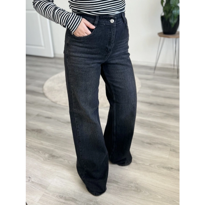 AZ LİKRALI WİDE LEG JEAN
