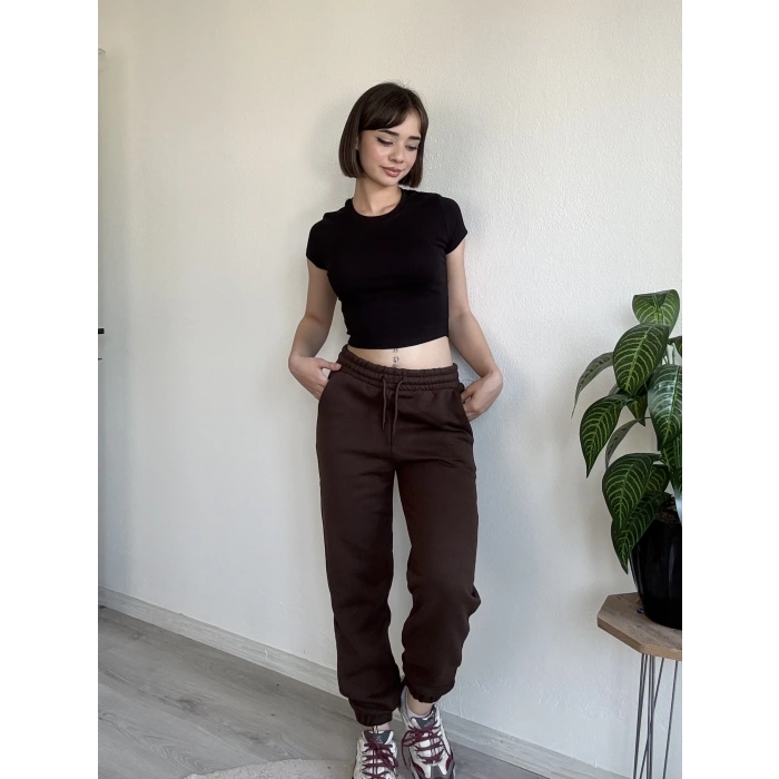 ÜÇ İPLİK PAÇASI LASTİKLİ JOGGER EŞOFMAN ALTI