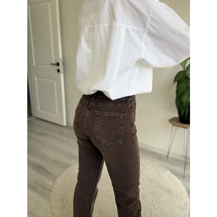 KESİK PAÇA LİKRALI BOYFİT JEAN