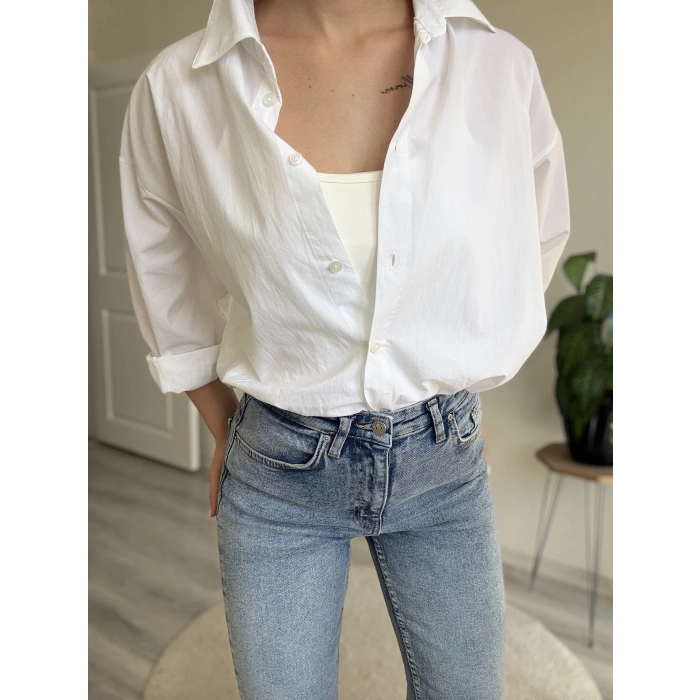 KESİK PAÇA LİKRALI BOYFİT JEAN