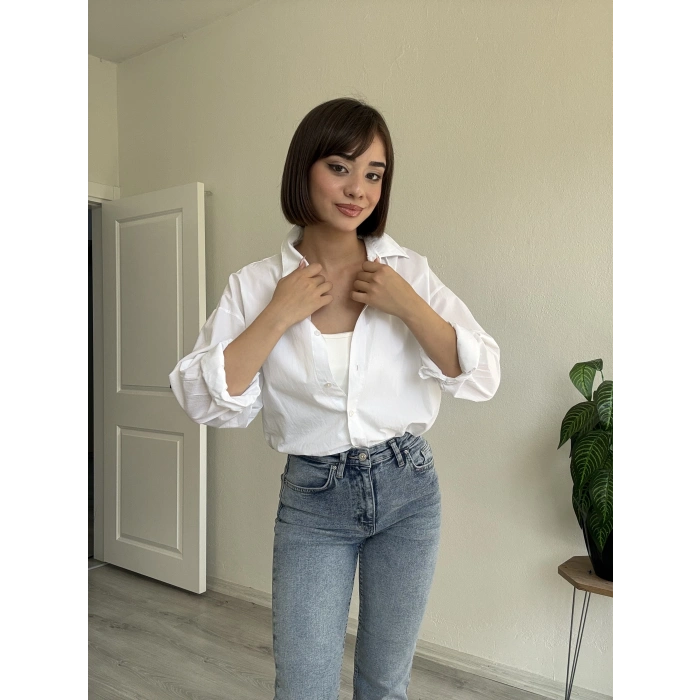 KESİK PAÇA LİKRALI BOYFİT JEAN