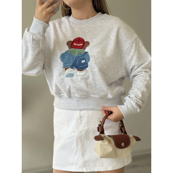 AYICIKLI OUTDOOR NAKIŞLI SWEAT