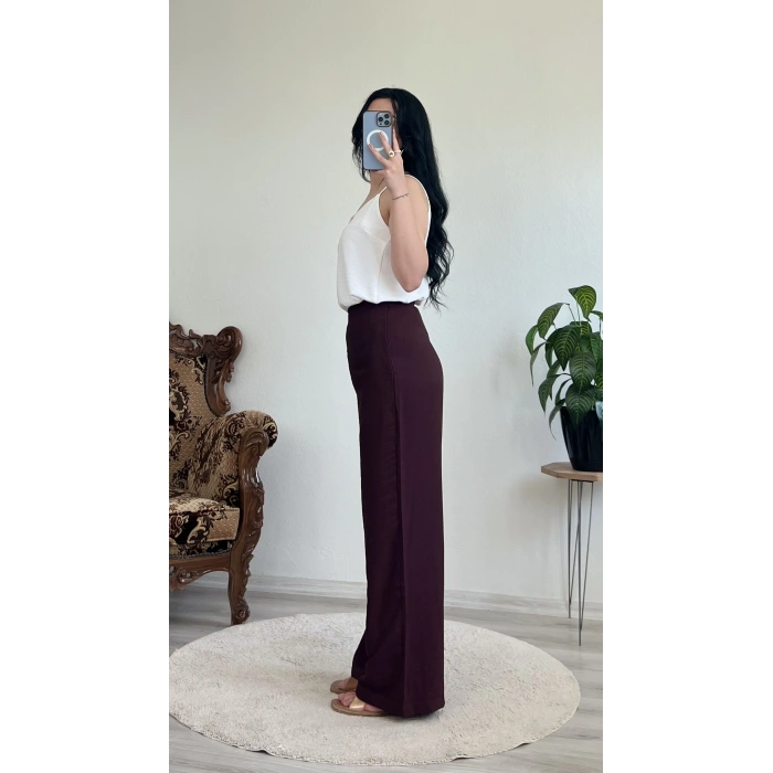 BAĞLAMALI KETEN PANTOLON