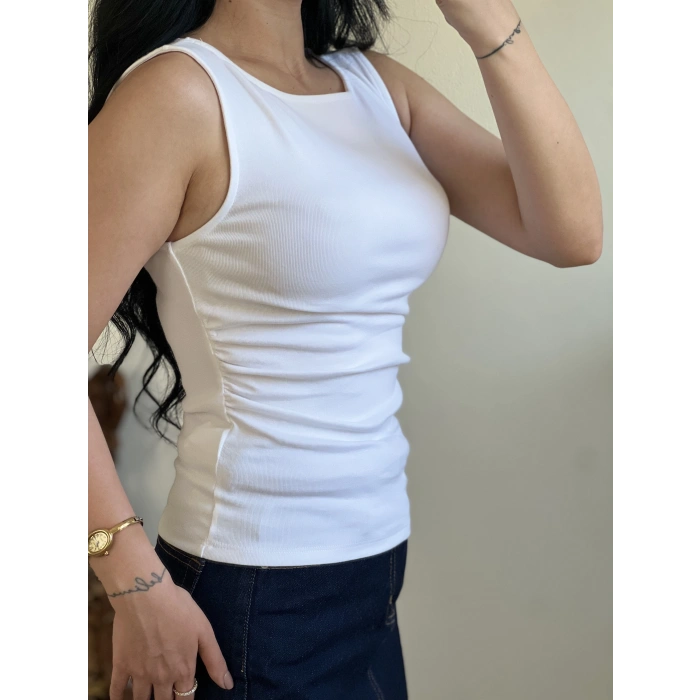 DİLVİN BÜZGÜLÜ KAYIK YAKA BODY