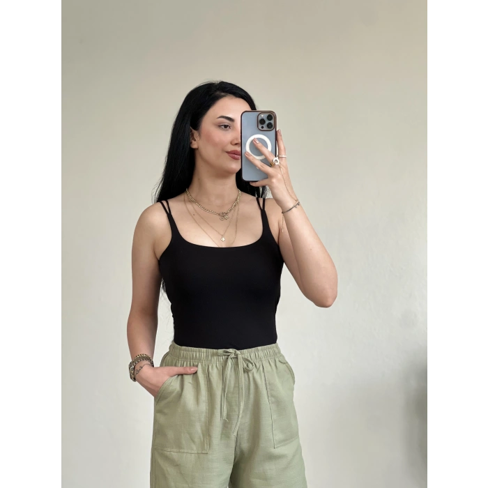 QUZU ÇİFT İPLİ PETLİ ATLET