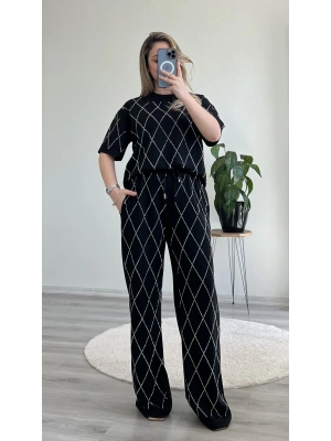 TAŞLI BAKLAVA DESENLİ TAKIM