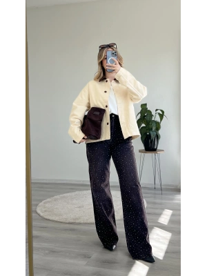 2 BOY TAŞ SERPME PALAZZO PANTOLON – KESİK PAÇA