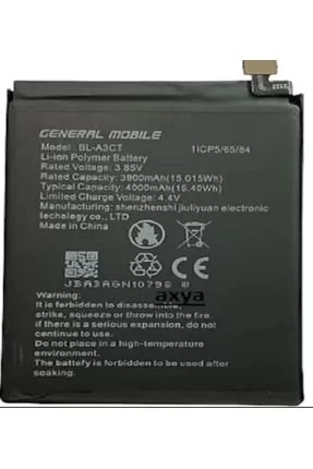 General Mobile Gm20 Batarya