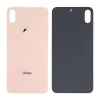 Apple İphone Xs 5.8 Arka Pil Batarya Kapağı Cam-Lens-Gold