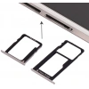 Huawei Honor 5x Gr5 Sim Hafıza Kart Kapağı Set-GÜMÜŞ