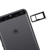 Huawei P10 Sim Hafıza Kart Kapağı Tutucu-SİYAH