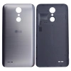Lg K10 2017 Arka Pil Batarya Kapağı-Gri