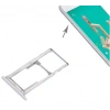 Meizu M3 Note Sim Hafıza Kart Kapağı Tutucu-GÜMÜŞ