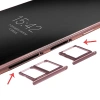 Samsung Galaxy C9 Pro İçin Sim Hafıza Kart Kapağı-ROSE GOLD