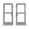 Samsung Galaxy S6 Edge Plus G928 Çift Sim Hafıza Kart Sim Tutucu-GÜMÜŞ
