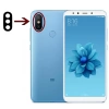 Xiaomi Mi 6X A2 Arka Kamera Lens Cam-Siyah