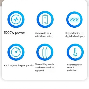 5000W Profesyonel Batarya Pil Punta Nokta Kaynak Makinesi (Pedallı)