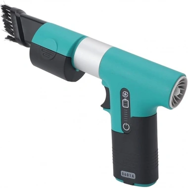 Mini Jet Fan Yeşil El Taşıma Güçlü Hava Duster 120000 RPM Spor Pet Saç Kurutucu, 3000mAh Lityum Pil, Hafif Cep Boyutu Taşınabilir Soğutma Cihazı, Rüzgar Hızı 50m/S Kar üfleyici