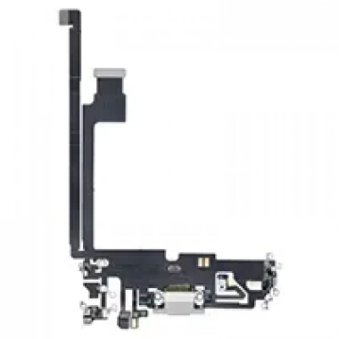 Apple İphone 12 Pro Max Şarj Soketi Filmi Flex (Gümüş)