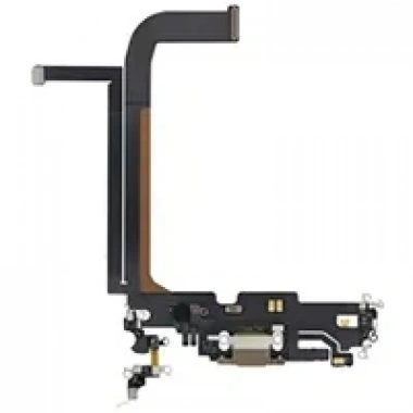 Apple İphone 13 Pro Max Şarj Soketi Filmi Flex (Gold)