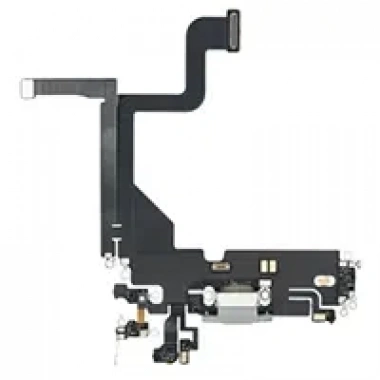 Apple İphone 13 Pro Şarj Soketi Filmi Flex (Gümüş)