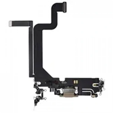 Apple İphone 14 Pro Max Şarj Soketi Filmi Flex (Gold)