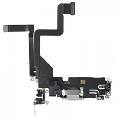 Apple İphone 14 Pro Şarj Soketi Filmi Flex (Gümüş)