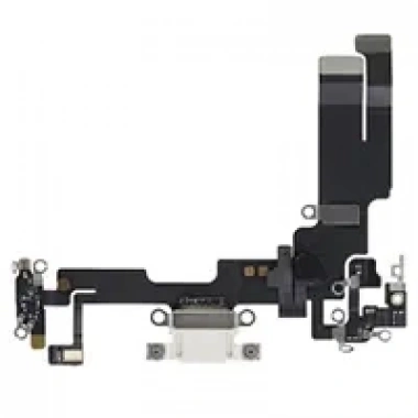 Apple İphone 14 Şarj Soketi Filmi Flex (Beyaz)