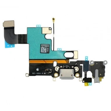Apple İPhone 6 Şarj  Kulaklık Soket Ve Mikrofon Film-SİYAH