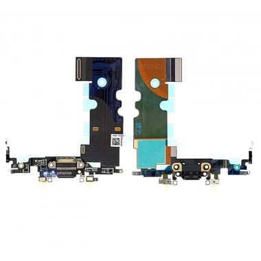 Apple İphone 8 Şarj Soket Mikrofon Filmi-Siyah