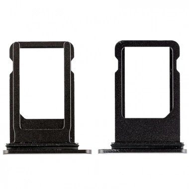 Apple İphone 8 Sim Kart Kapağı Tutucu-SİYAH