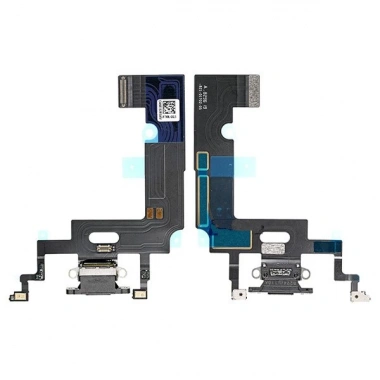 Apple İphone Xr Şarj Soketi Ve Mikrofon Filmi Flex-Siyah