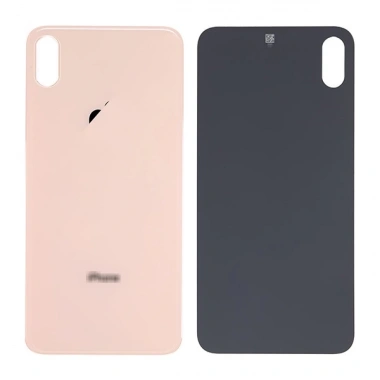 Apple İphone Xs 5.8 Arka Pil Batarya Kapağı Cam-Lens-Gold