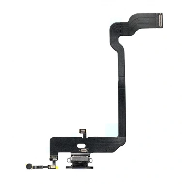 Apple İphone Xs 5.8 İnch Şarj Soket Mikrofon Filmi-Siyah