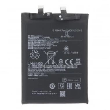 BM5U 5000mAh Battery + Battery Adhesive for Xiaomi Redmi Note 13 Pro+ 5G OEM without Logo