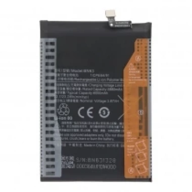 BN63 6000mAh Battery + Battery Adhesive for Xiaomi Redmi 10/10 Prime OEM
