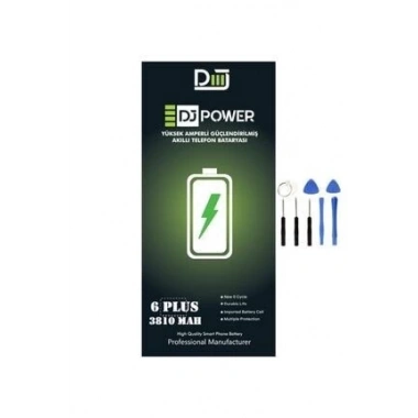 Dj Power Iphone 6 Plus Yüksek Amperli Güçlendirilmiş Batarya 3810 Mah